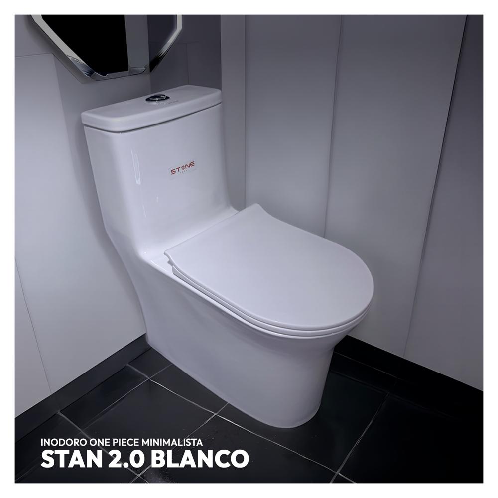 Inodoro One Piece Minimalista Boston Blanco Stone
