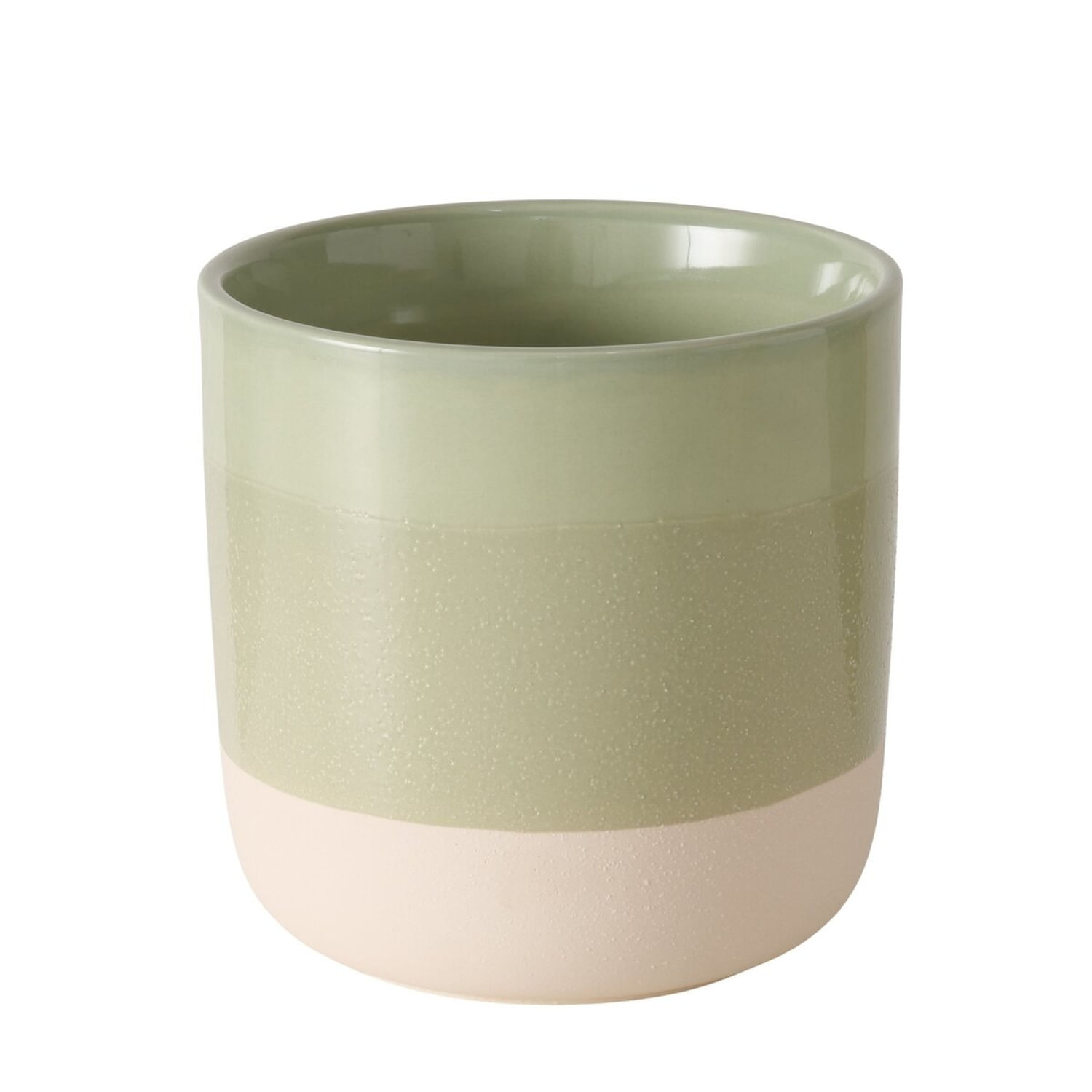 Maceta Verde Redonda 13 Cm
