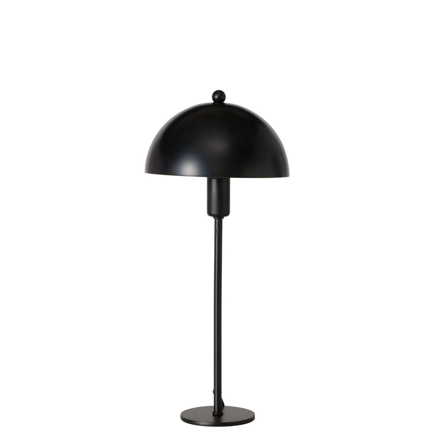 Lampara De Mesa Hongo Negra 41 Cm