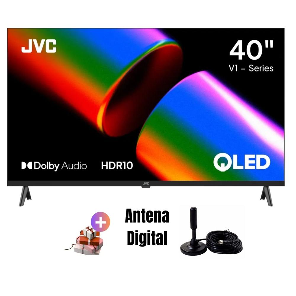 Televisor Smart TV JVC 40'' QLED FHD Google TV LT-40KB758 2025 - Ant