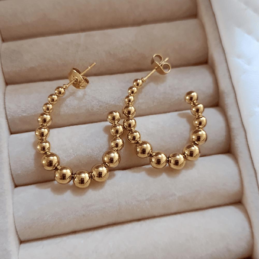 Aretes acero inoxidable Mia