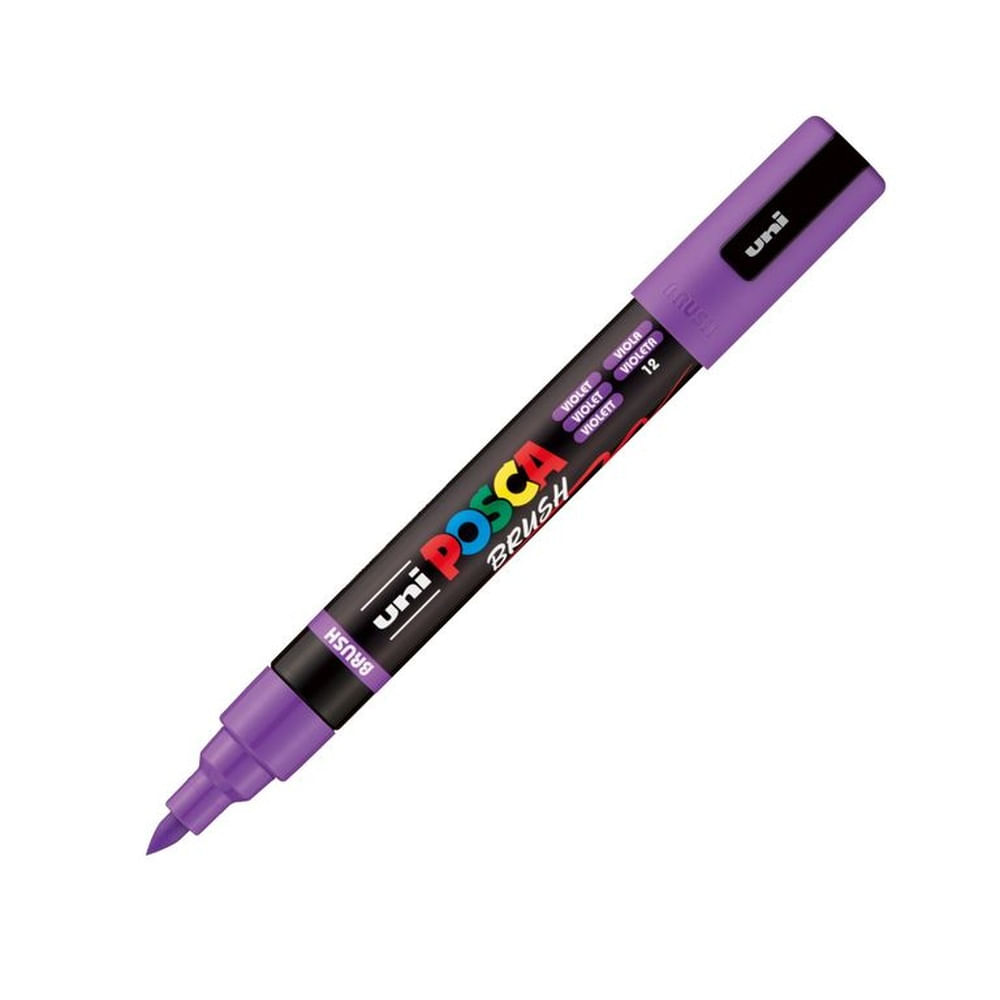 POSCA Marcador Punta Brush PC-5BR Violeta