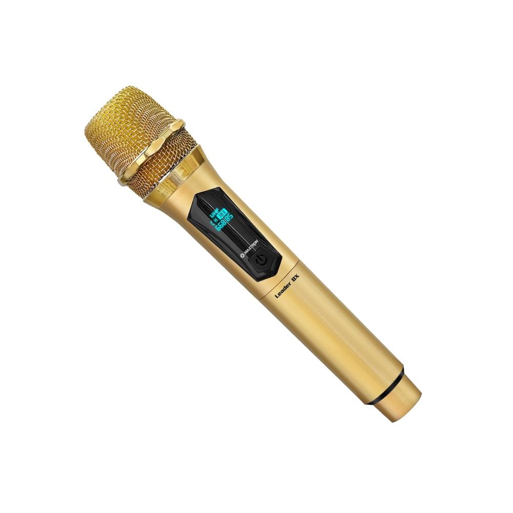 MICROFONO INALAMBRICO RECARGABLE MAXTRON LEADER GOLD