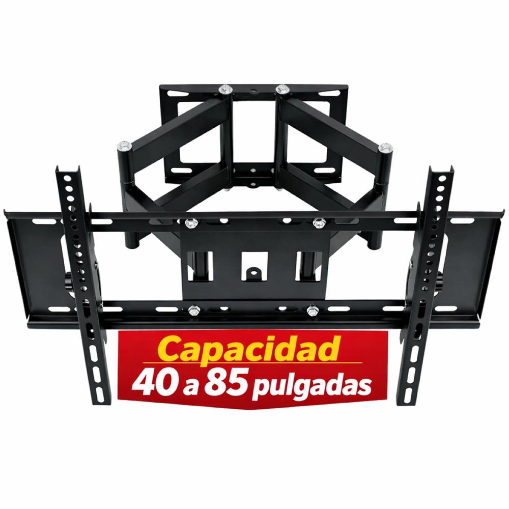 RACK TV SOPORTE PARA TELEVISOR DE 40 A 85 PULGADAS CON DOBLE BRAZO ARTICULADO