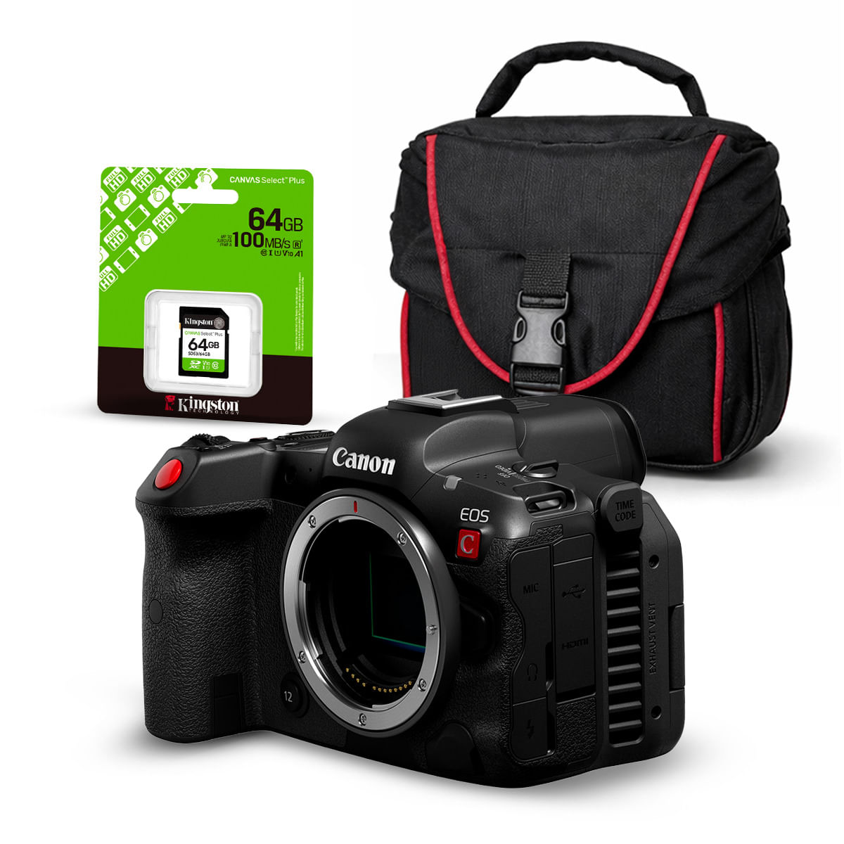 Cámara Canon EOS R5 C Cuerpo Solo y Kit Básico de Accesorios