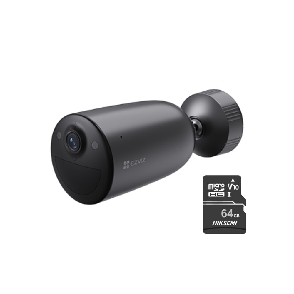Cámara de seguridad EB3 2K 4G - Micro SD 64gb con batería para exterior