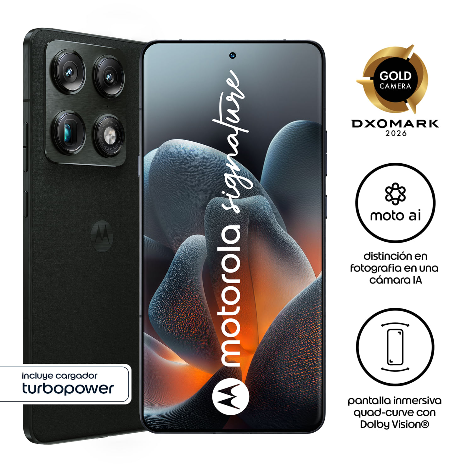 Celular Motorola Signature 16GB +1TB Negro