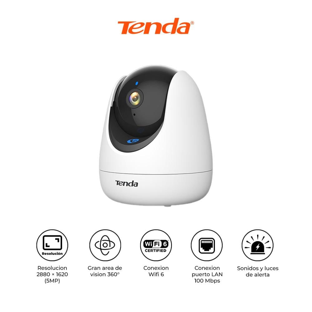 CAMARA DE SEGURIDAD WIFI 6 5MP 360 CP7 AUDIO IA VISION NOCTURNA