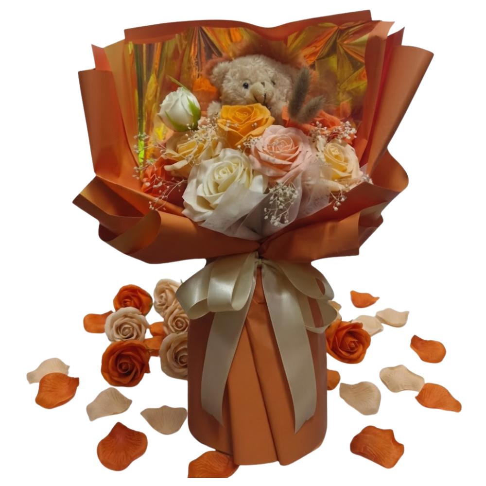 RAMO DE ROSAS Y FLORES PARA REGALO DIA DE LA MADRE PERSONA ESPECIAL OSN