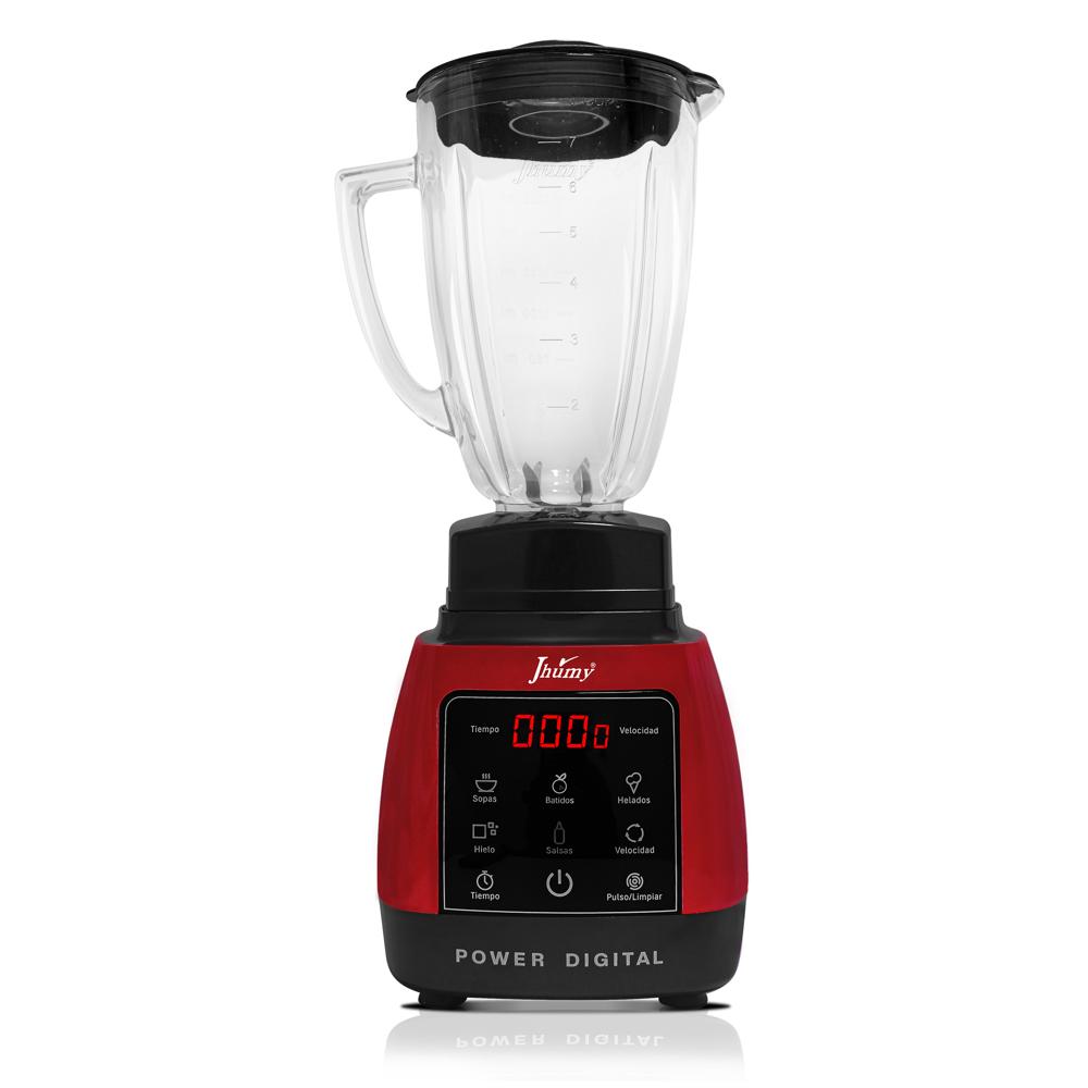 Licuadora Power Digital Rojo 1500W 2L Jhumy