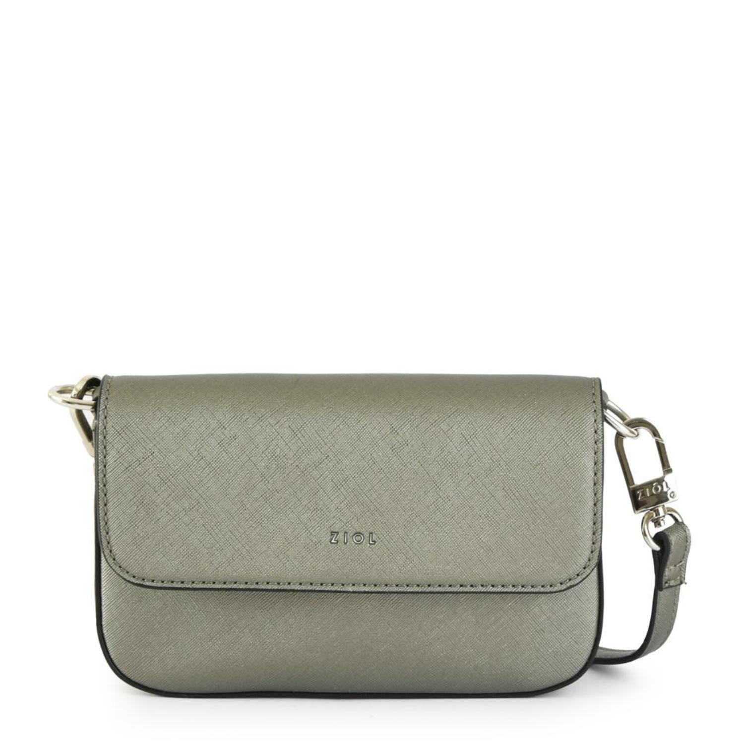 Cartera Crossbody Ziol Kallan Plateado