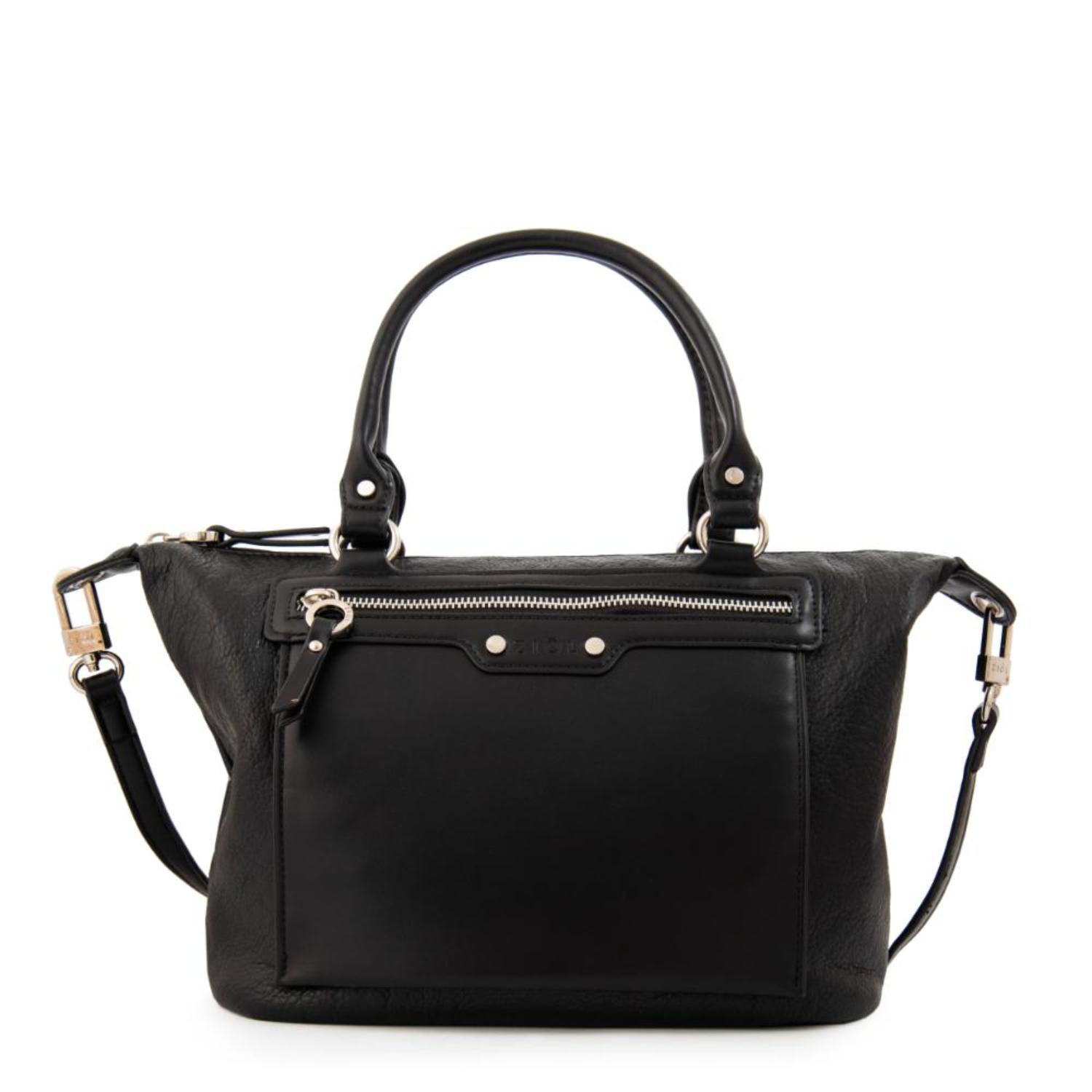 Cartera Ziol Fanny 1 Negro Y Textura