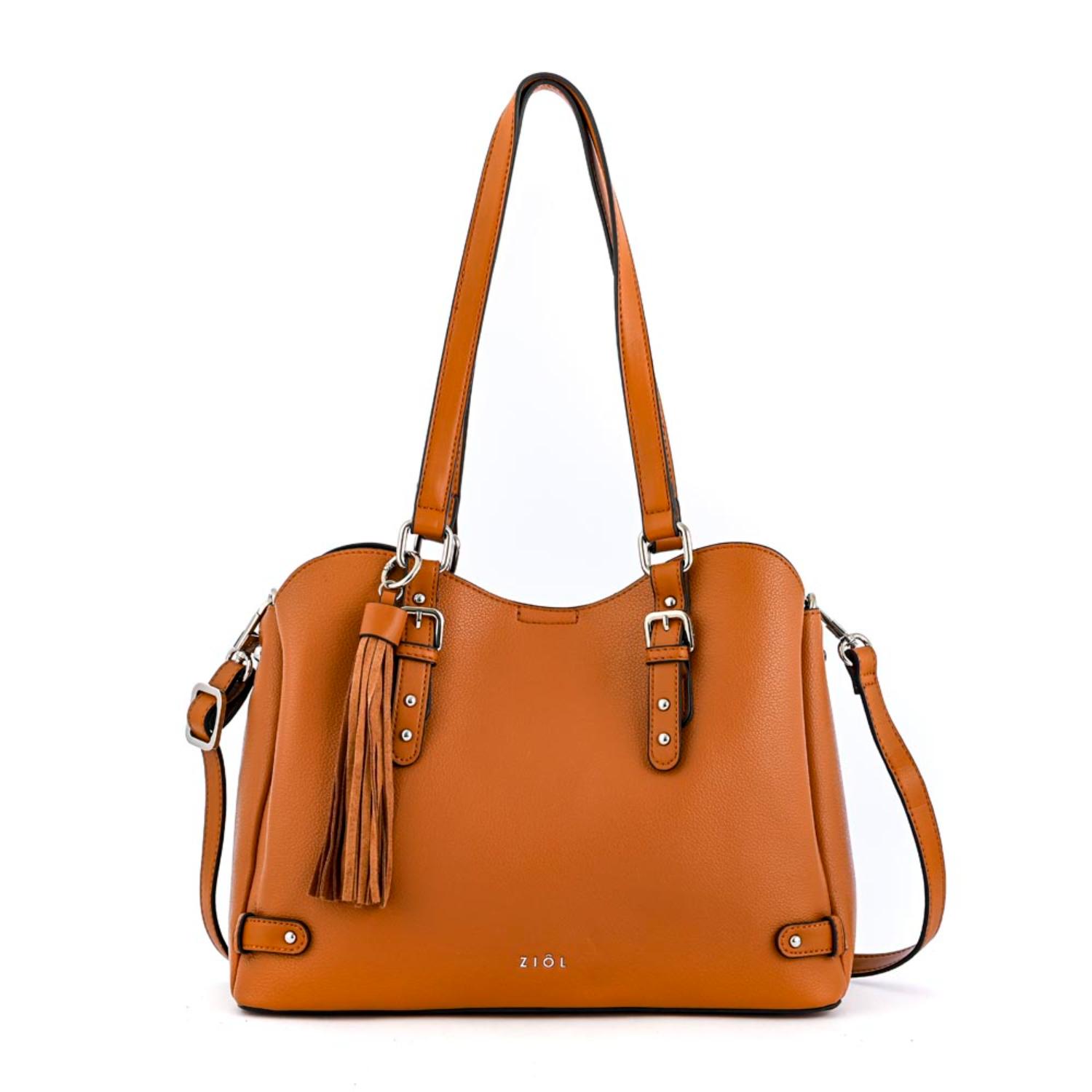 Cartera Ziol Malva Marrón