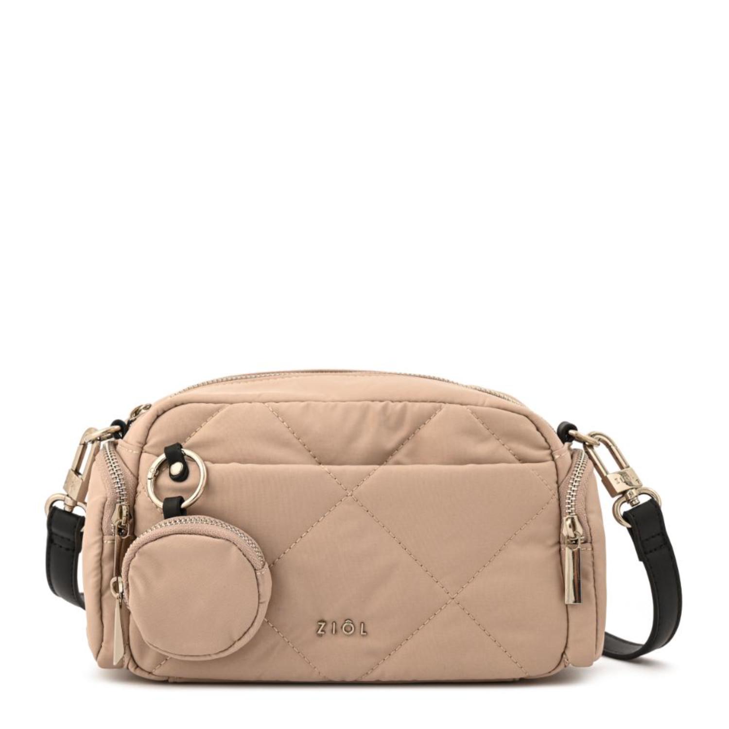 Cartera Crossbody Ziol Linn Beige