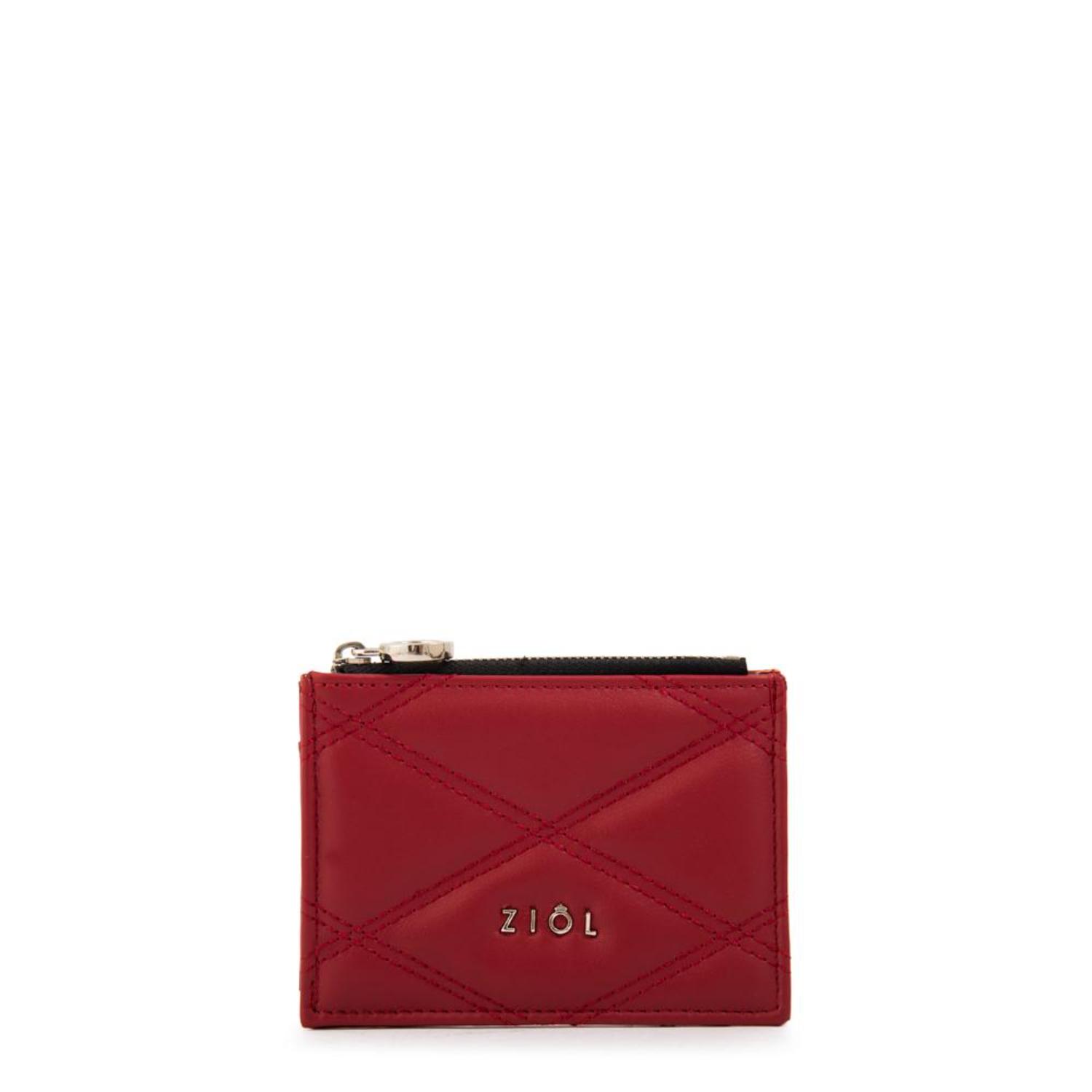 Tarjetero Ziol Elvira Rojo
