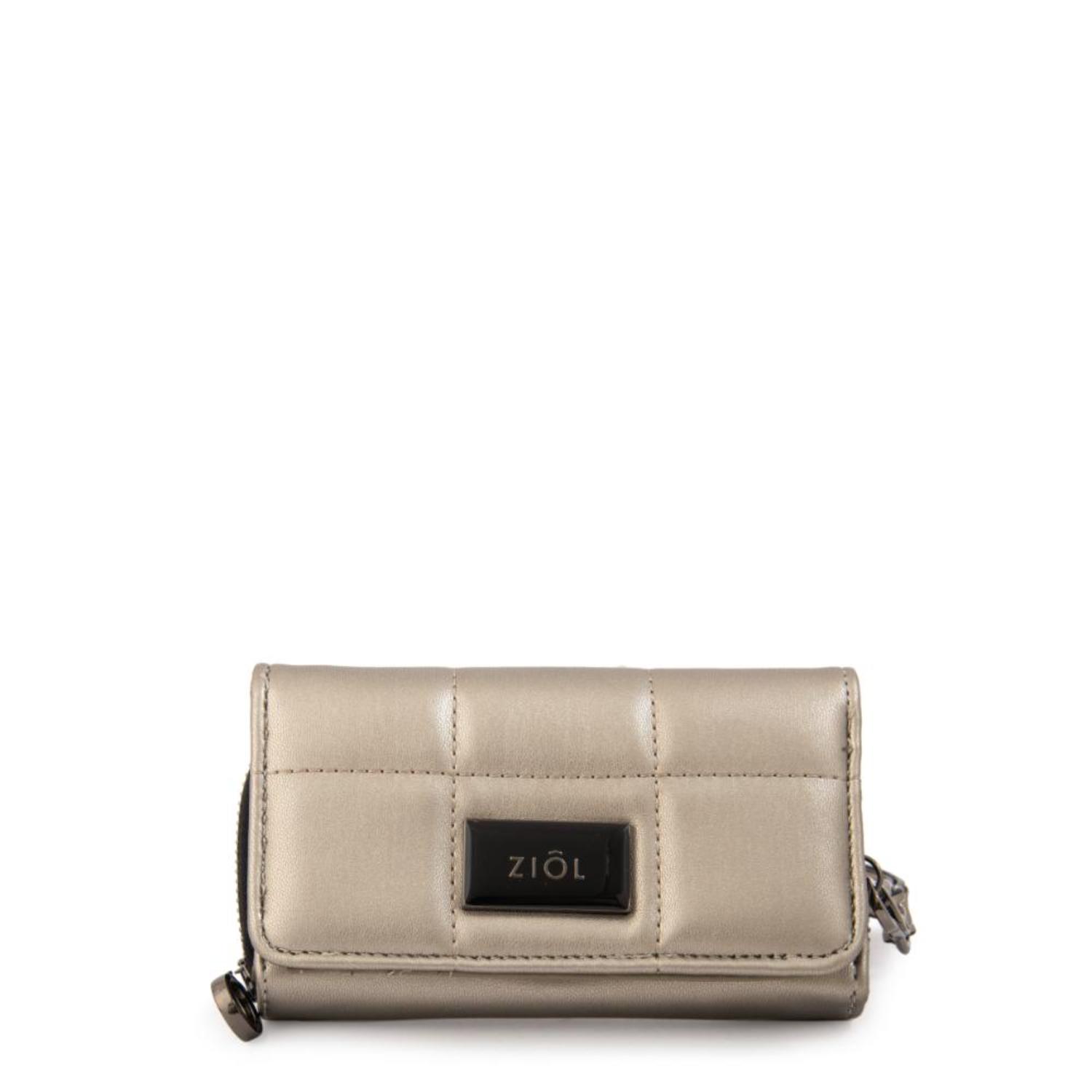 Billetera Ziol Tanya Plateado