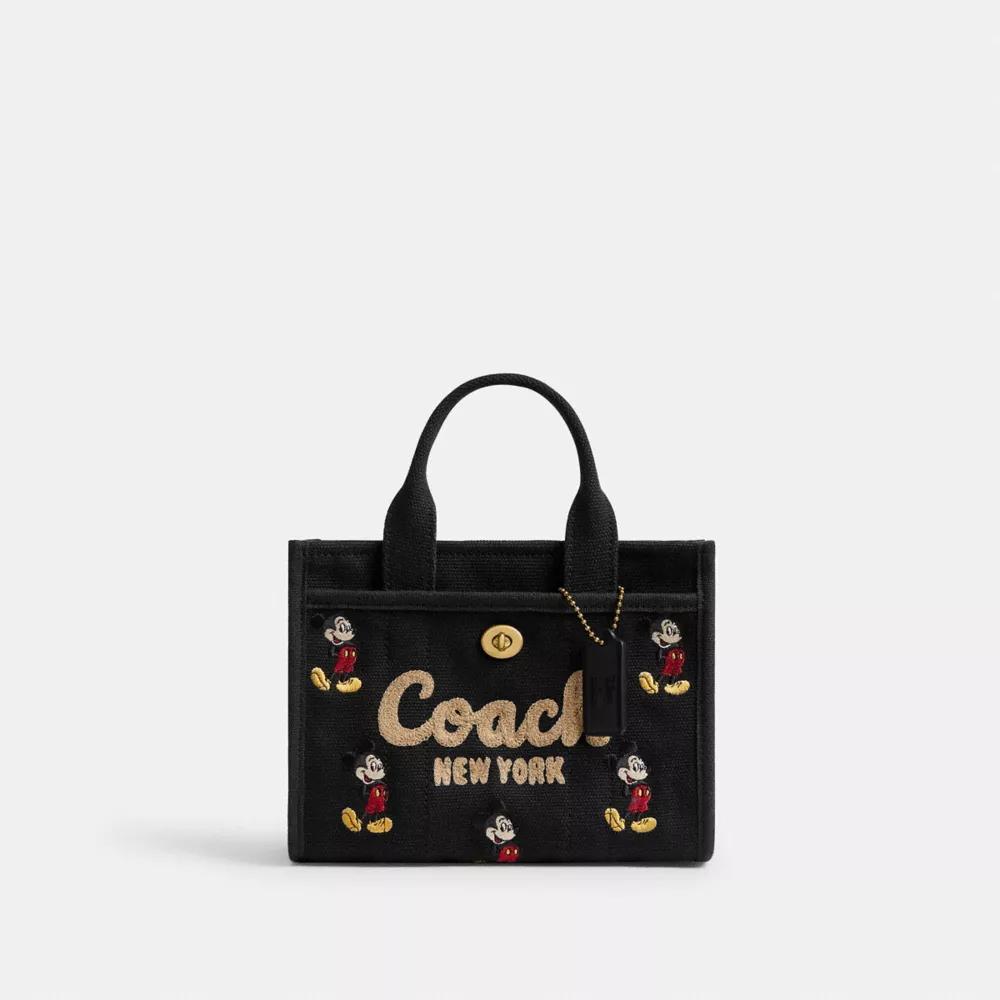 BOLSO COACH TOTE CARGO 20 DE MICKEY MOUSE | NEGRO