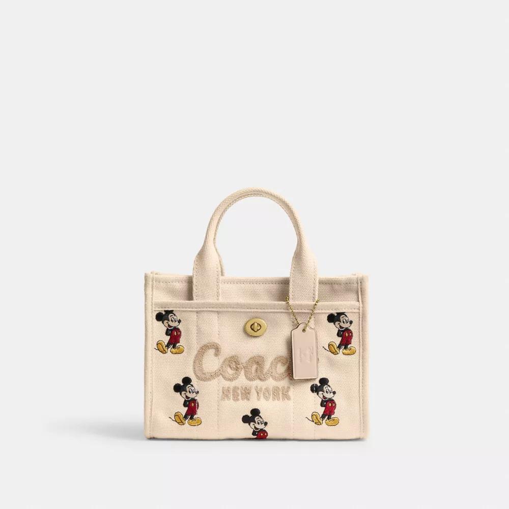 BOLSO COACH TOTE CARGO 20 DE MICKEY MOUSE | MARFIL