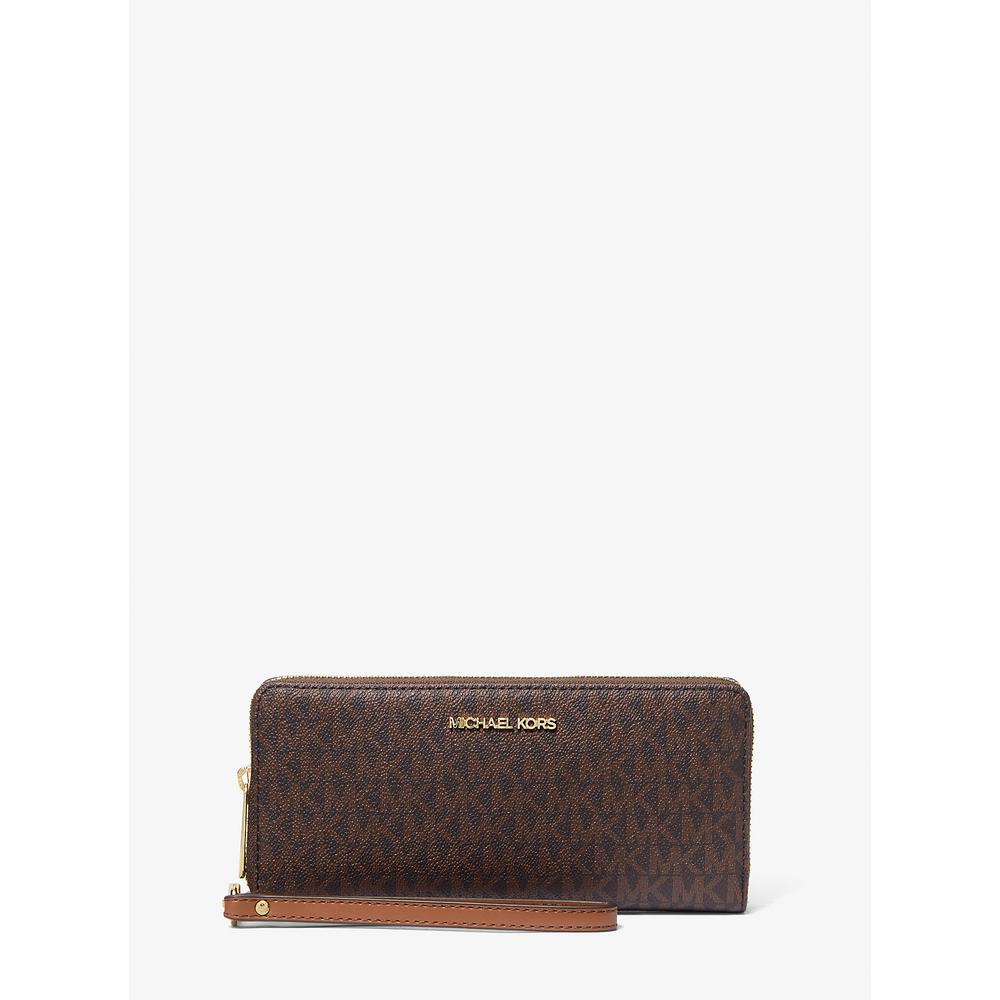 MICHAEL KORS BOLSO DE MANO CONTINENTAL DE JET SET TRAVEL | MARRÓN