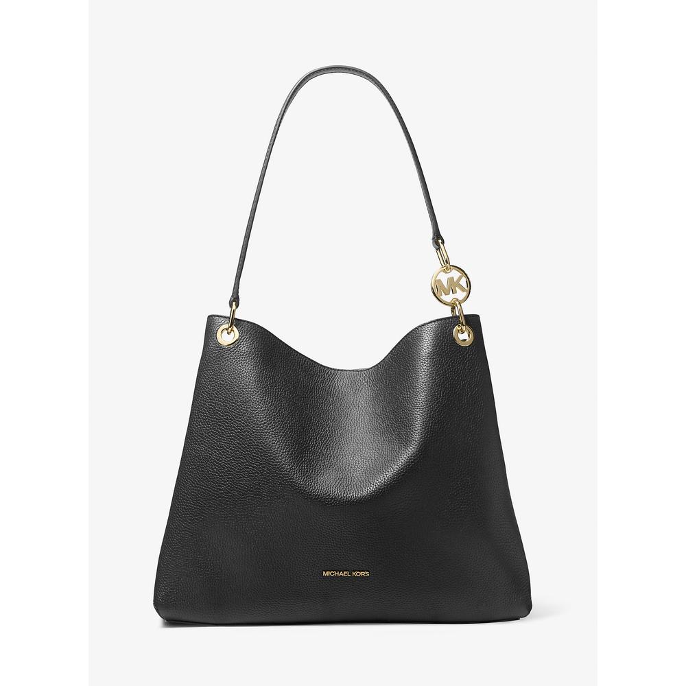 MICHAEL KORS BOLSO DE PIEL GRANULADA CHRISTINA' | NEGRO