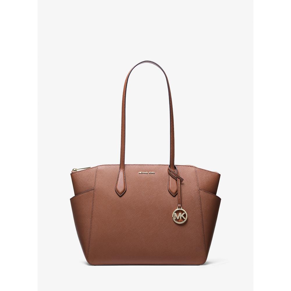 MICHAEL KORS BOLSO TOTE BOLSO DE PIEL SAFFIANO MARILYN | MARRÓN