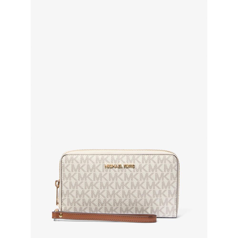 MICHAEL KORS BOLSO DE MANO JET SET SIGNATURE | VANILLA
