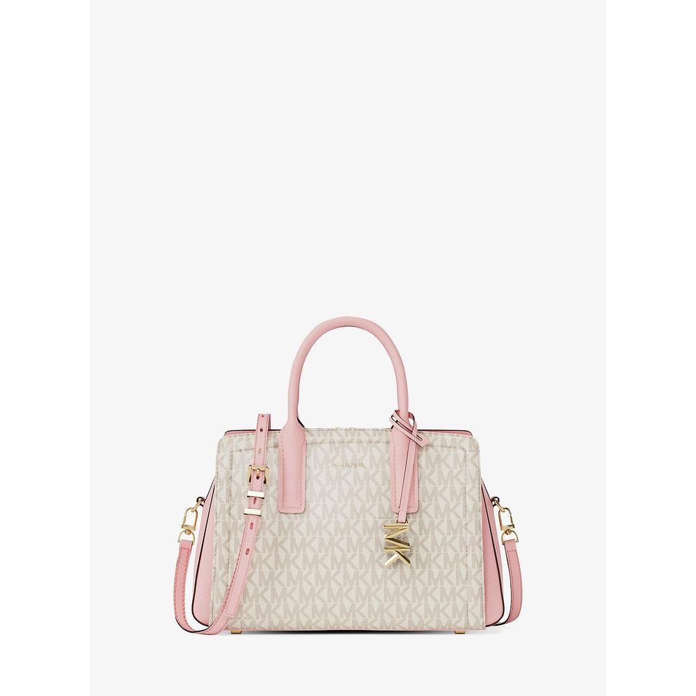 MICHAEL KORS BOLSO LAILA' CON EL LOGOTIPO DE LA FIRMA | VAINILLA