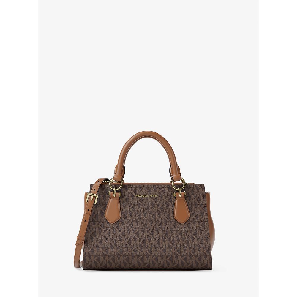 MICHAEL KORS BOLSO BANDOLERA CON EL LOGOTIPO DE MARILYN | MARRÓN