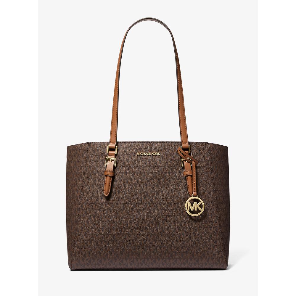 MICHAEL KORS BOLSO TOTE GRANDE 3 EN 1 CON LOGOTIPO DE CHARLOTTE | MARRÓN