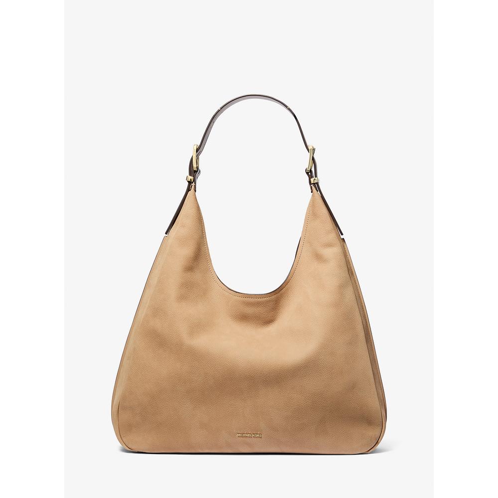 MICHAEL KORS BOLSO DE HOMBRO GRANDE DE NOBUK NOLITA | CAMELLO