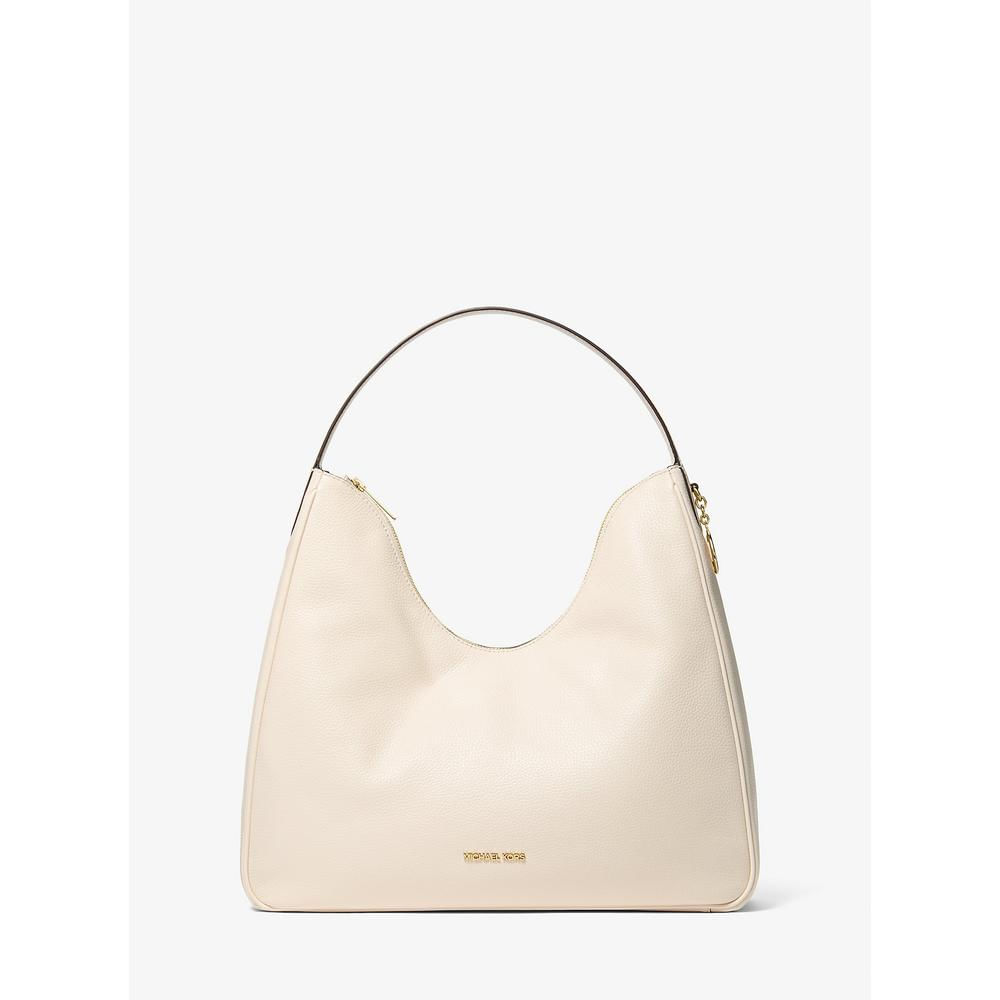 MICHAEL KORS BOLSO NAYLA DE PIEL GRANULADA | CREMA