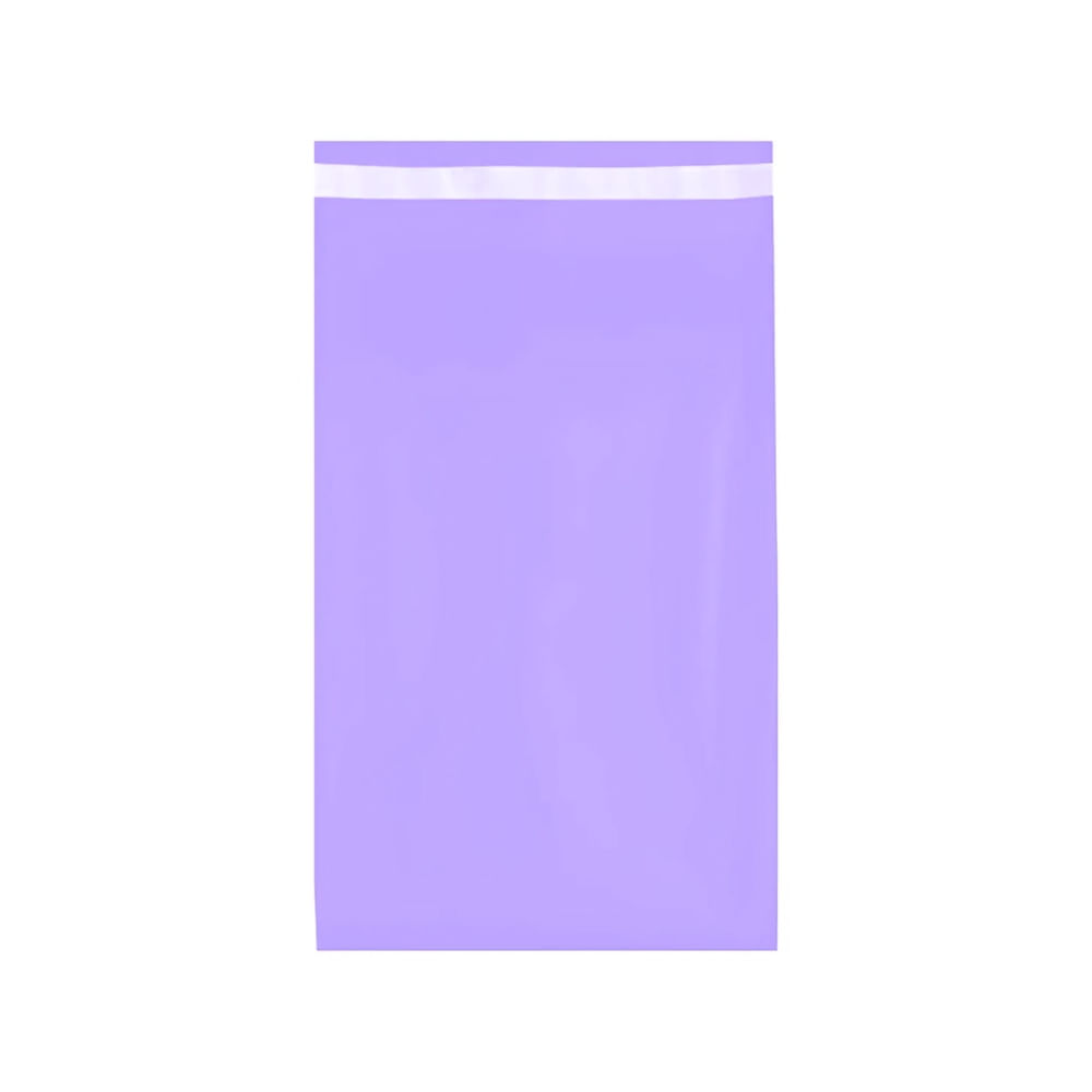 Bolsa para Envíos  y Courier 35x50 cm Pack 100 Unidades Polietileno con Cierre Adhesivo  Lila