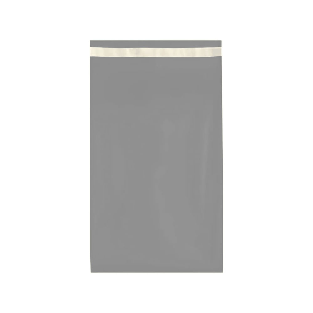 Bolsa para Envíos  y Courier 35x50 cm Pack 100 Unidades Polietileno con Cierre Adhesivo Plomo