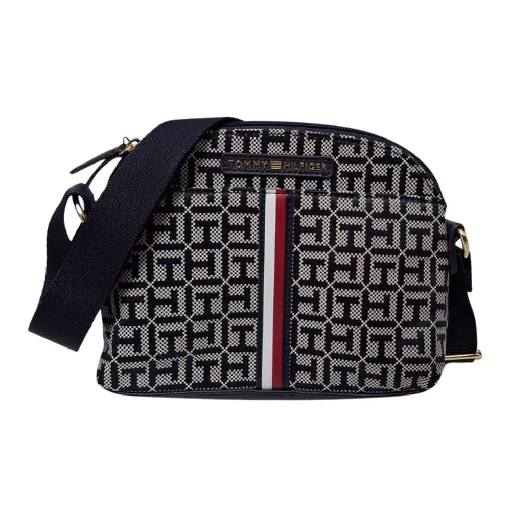 CARTERA CROSSBODY TOMMY HILFIGER 69J9596 MONOGRAM AZUL OSCURO