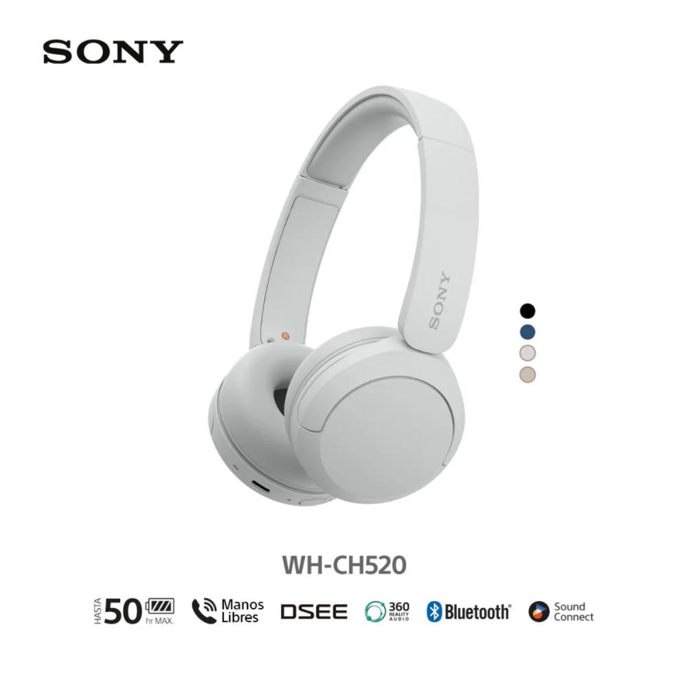 Audífonos Sony Bluetooth Wh-Ch520 - Blanco