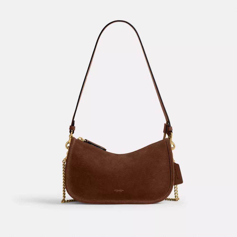 BOLSO COACH WAVERLY | BRASS/ WARM BROWN