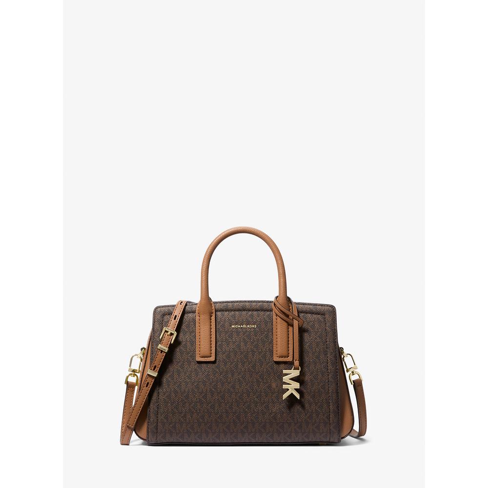 MICHAEL KORS BOLSO LAILA CON EL LOGOTIPO DE LA FIRMA | CAFÉ