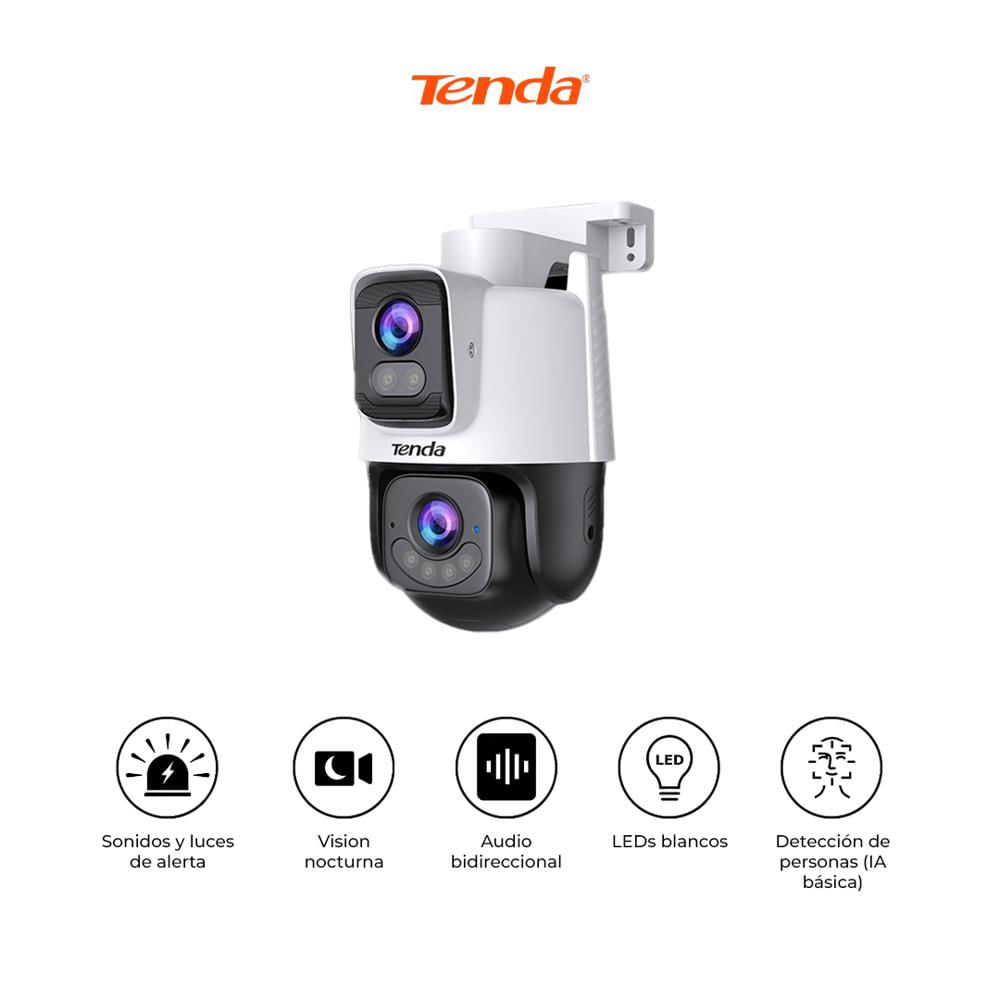 CAMARA DE SEGURIDAD TENDA CH9-WCA WIFI 6MP PTZ 360 EXTERIOR