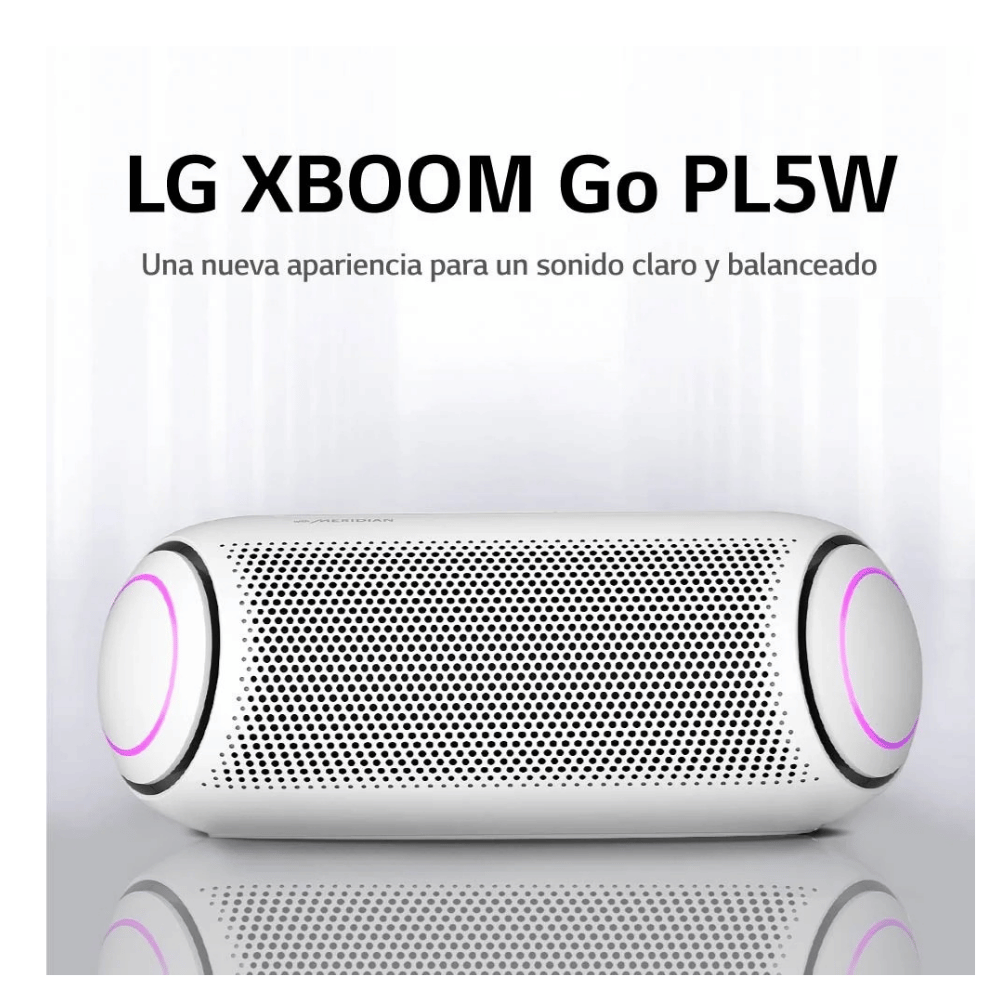 Parlante Bluetooth Portátil LG XBOOM GO PL5W Blanco