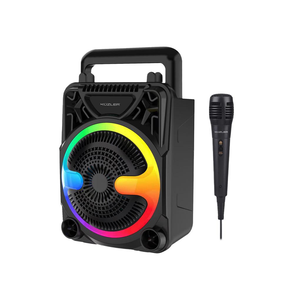 Parlante Bluetooth Kuzler DERK-102 100W LED Mic Portátil