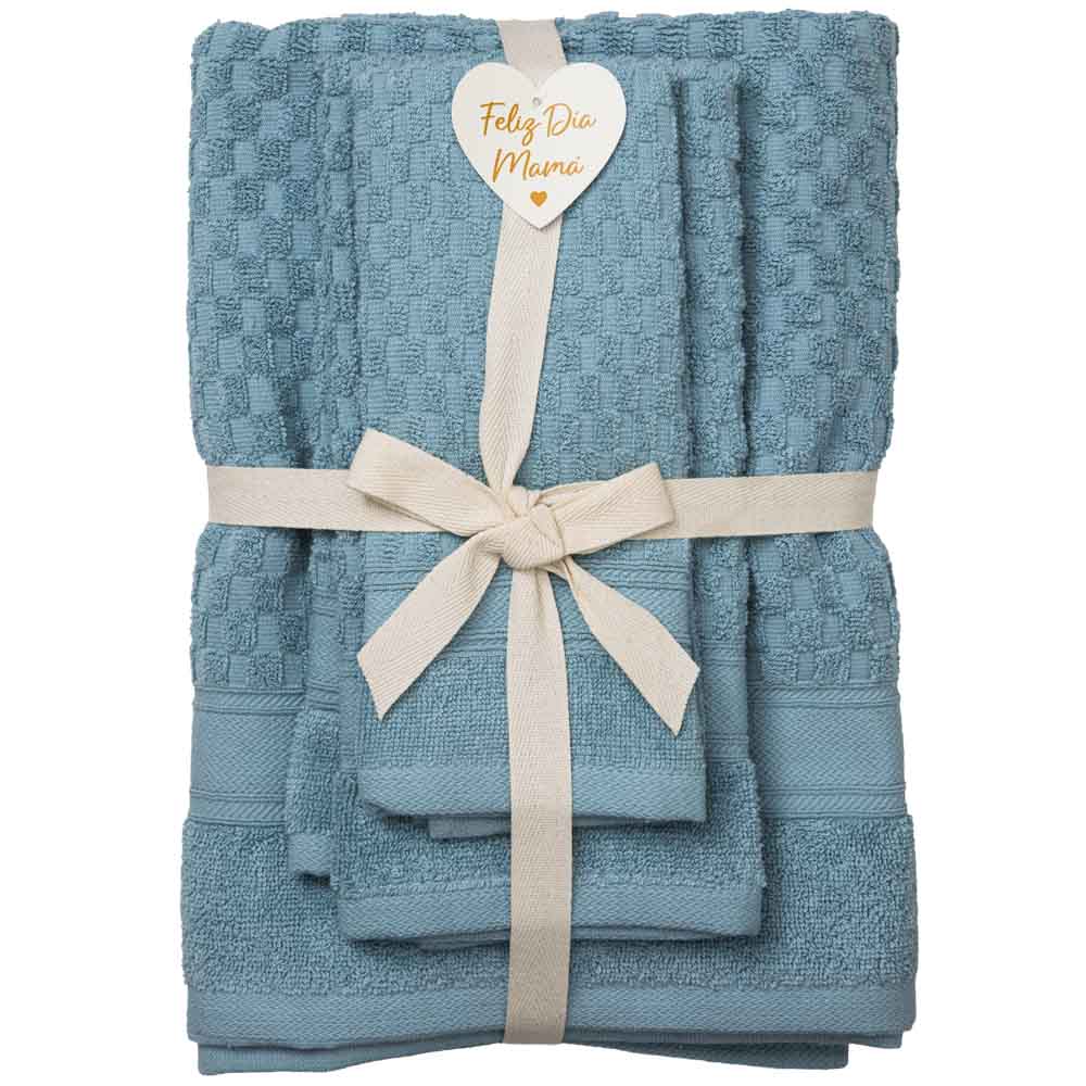 Set de Toallas Beauty DECO HOME 3un (Modelos Aleatorios)