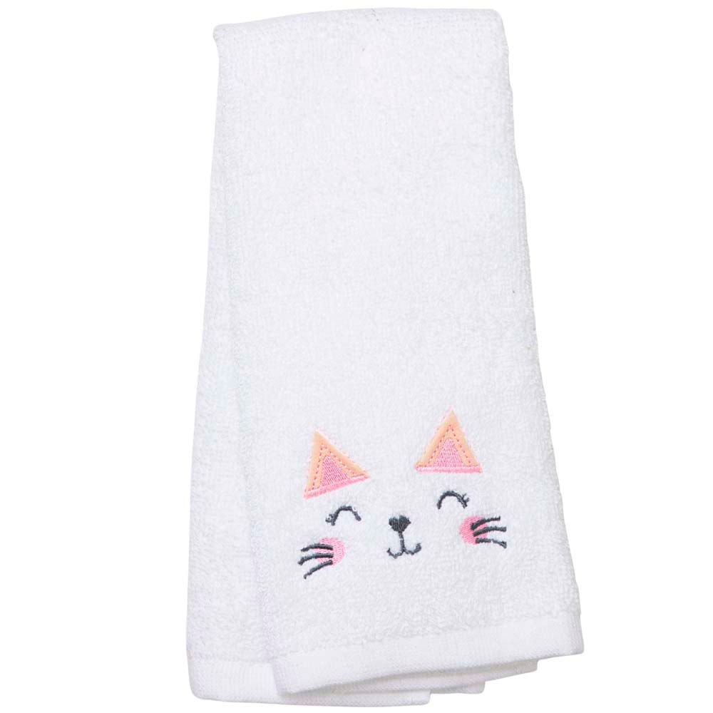 Toallas de Mano Infantil Kitty Cat Blanco DECO HOME