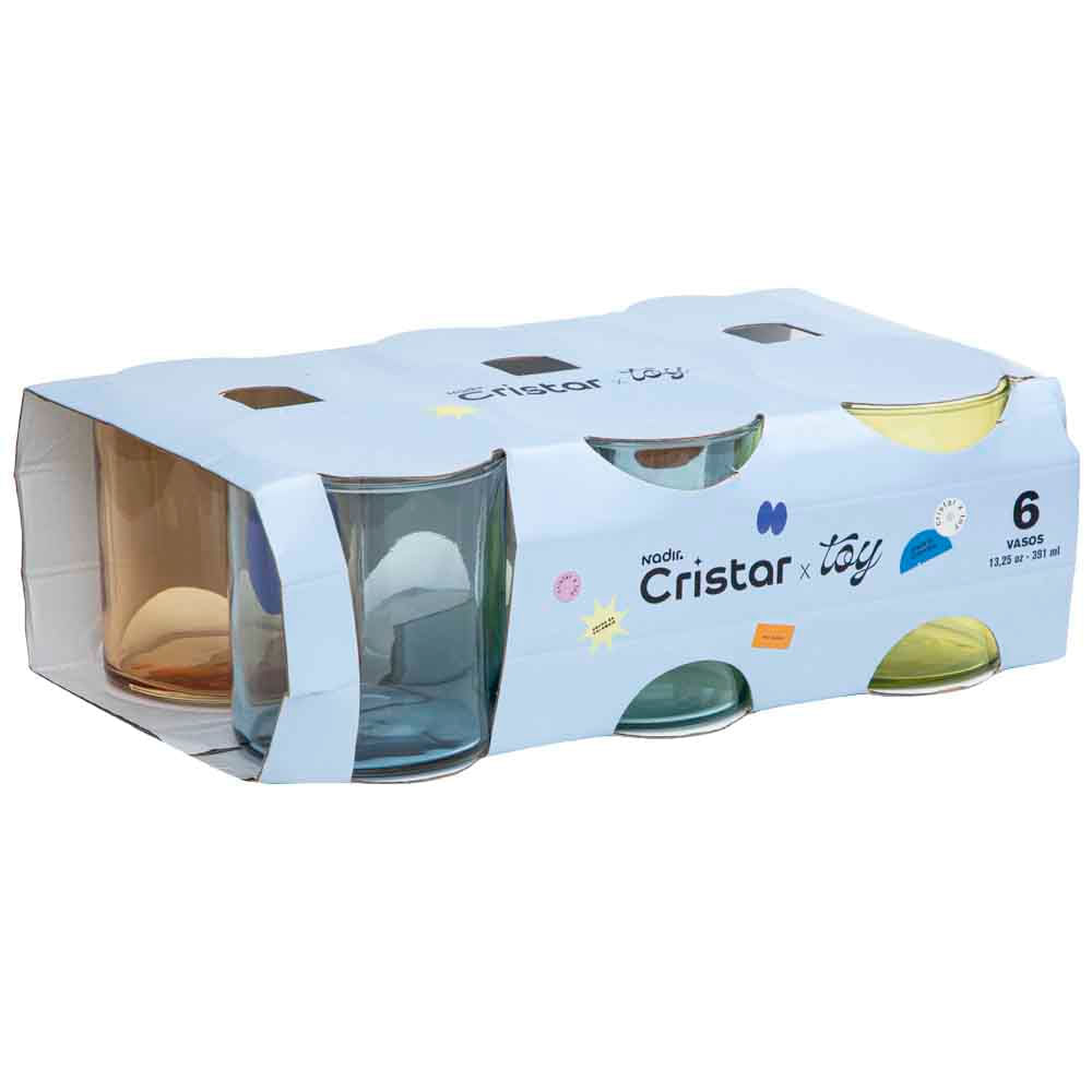 Juego de Vasos CRISTAR Rio Rocks x6un