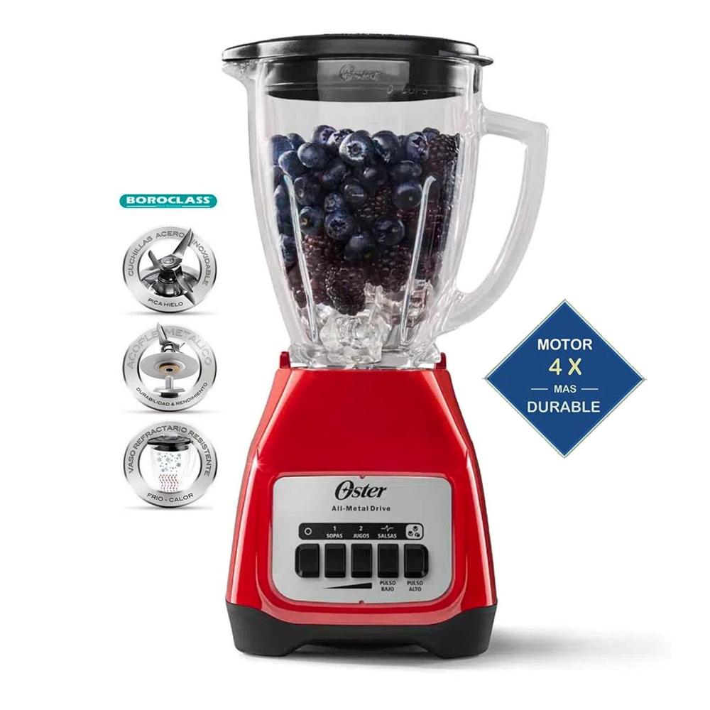 Licuadora Oster más Pulso 1 25lt BLSTKAG-RPB 2V
