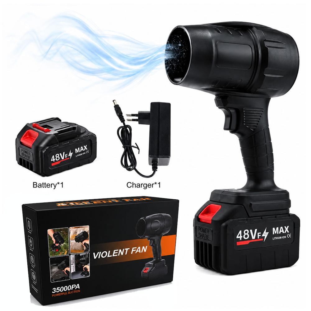 Soplador De Aire Polvo Turbo Multifuncional Inalambrico 48V