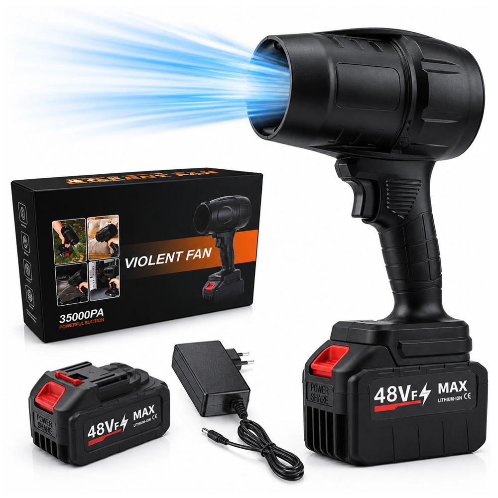 Soplador De Aire Polvo Turbo Multifuncional Inalambrico 48V