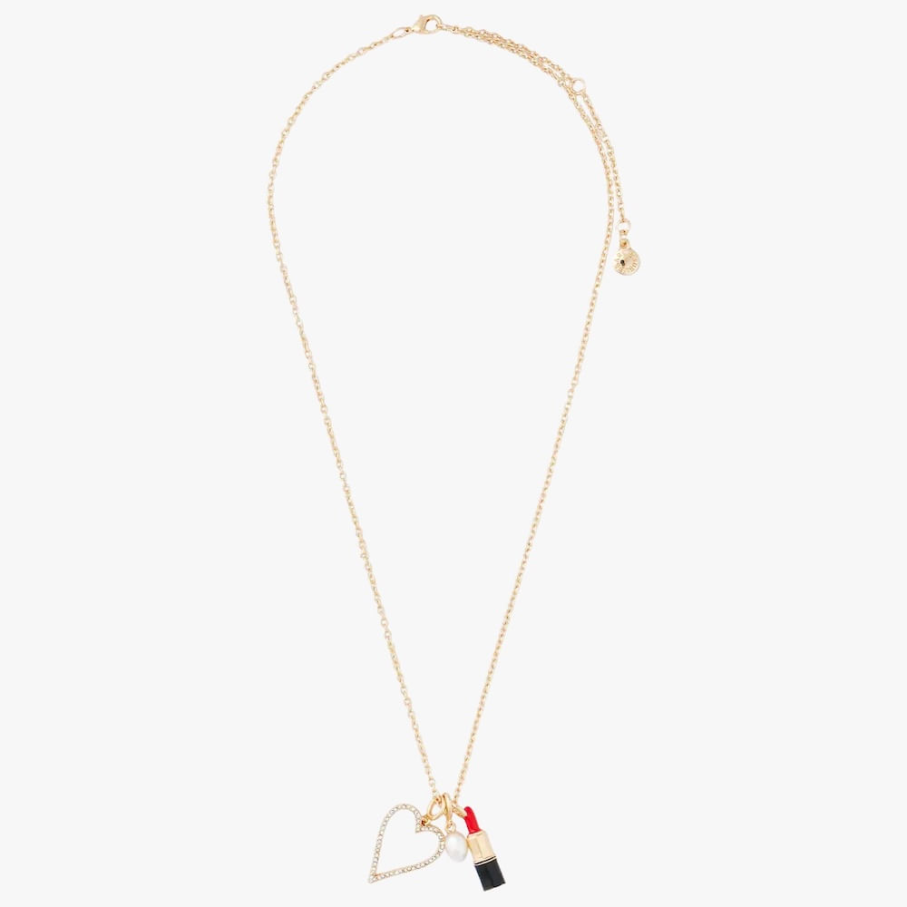 Collar con dije de BaubleBar Diamante Amarillo