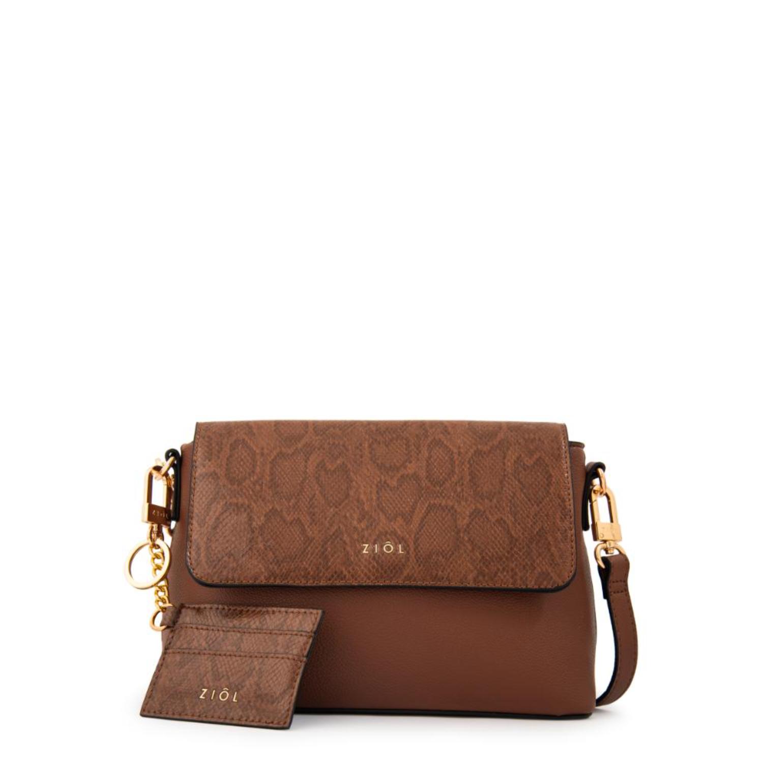 Cartera Crossbody Ziol Michelle Camel