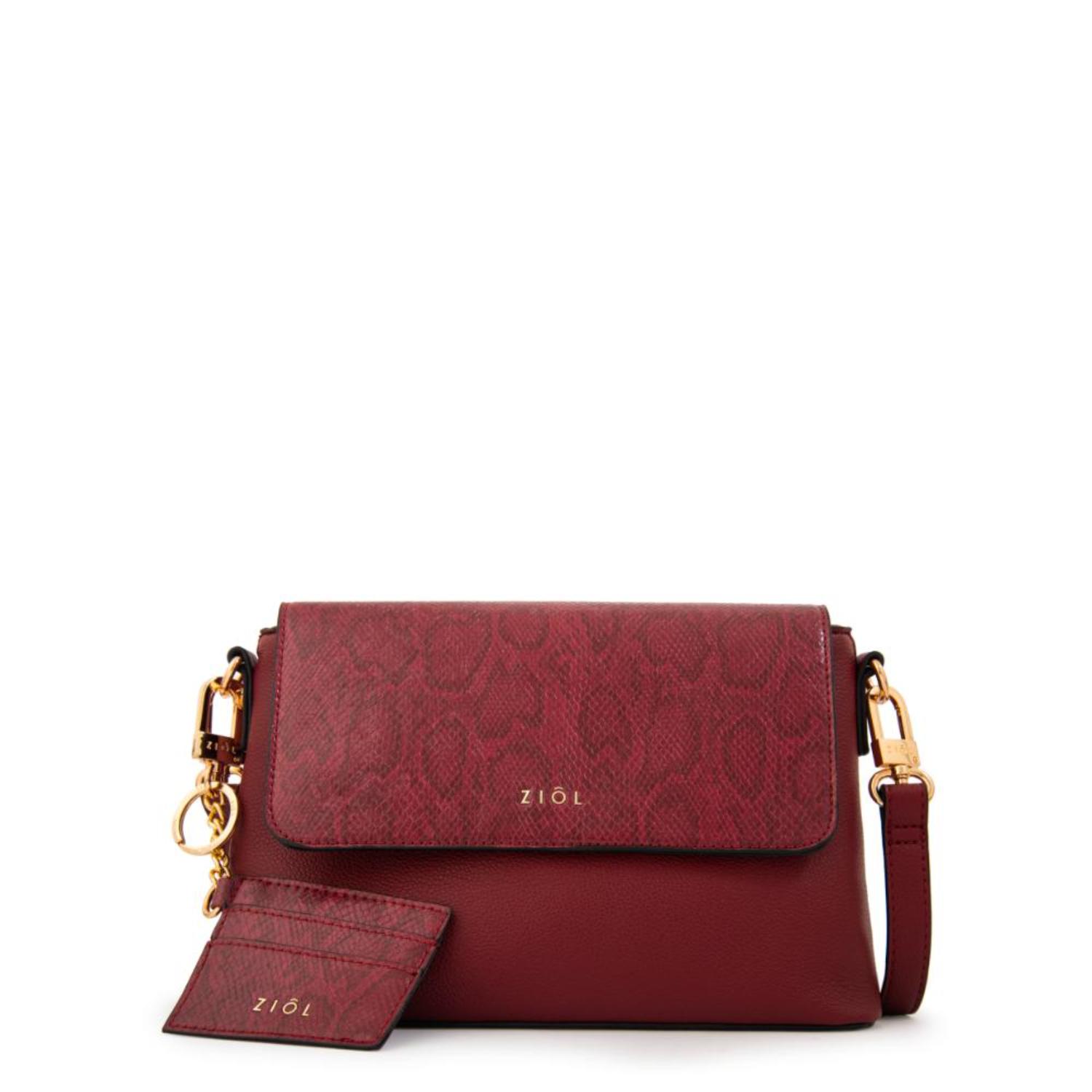 Cartera Crossbody Ziol Michelle Rojo