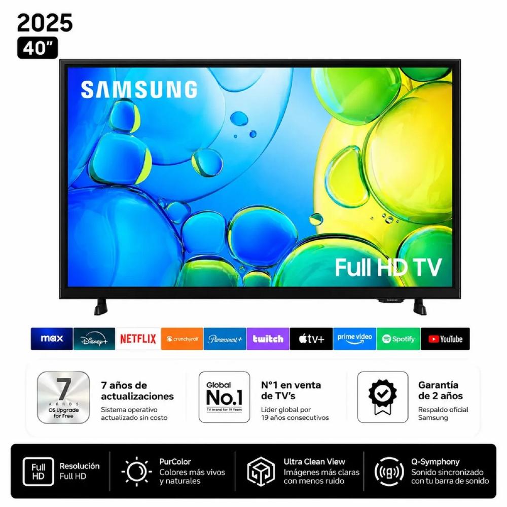 TELEVISOR SAMSUNG 40 UN40F6000FGXPE SMART TV FULL HD TIZEN OS